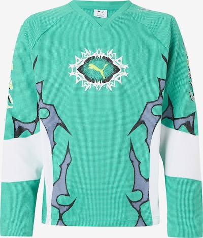 PUMA Camisa 'PUMATECH-X' em azul / jade / branco, Vista do artigo