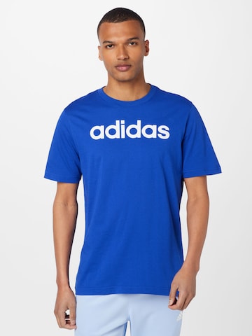 ADIDAS SPORTSWEAR Funkční tričko 'Essentials' – modrá: přední strana