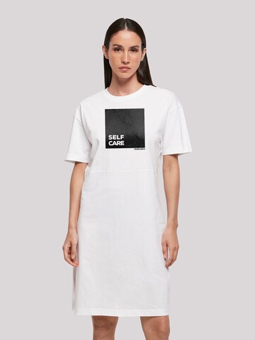 F4NT4STIC Dress 'SELF CARE' in White: front