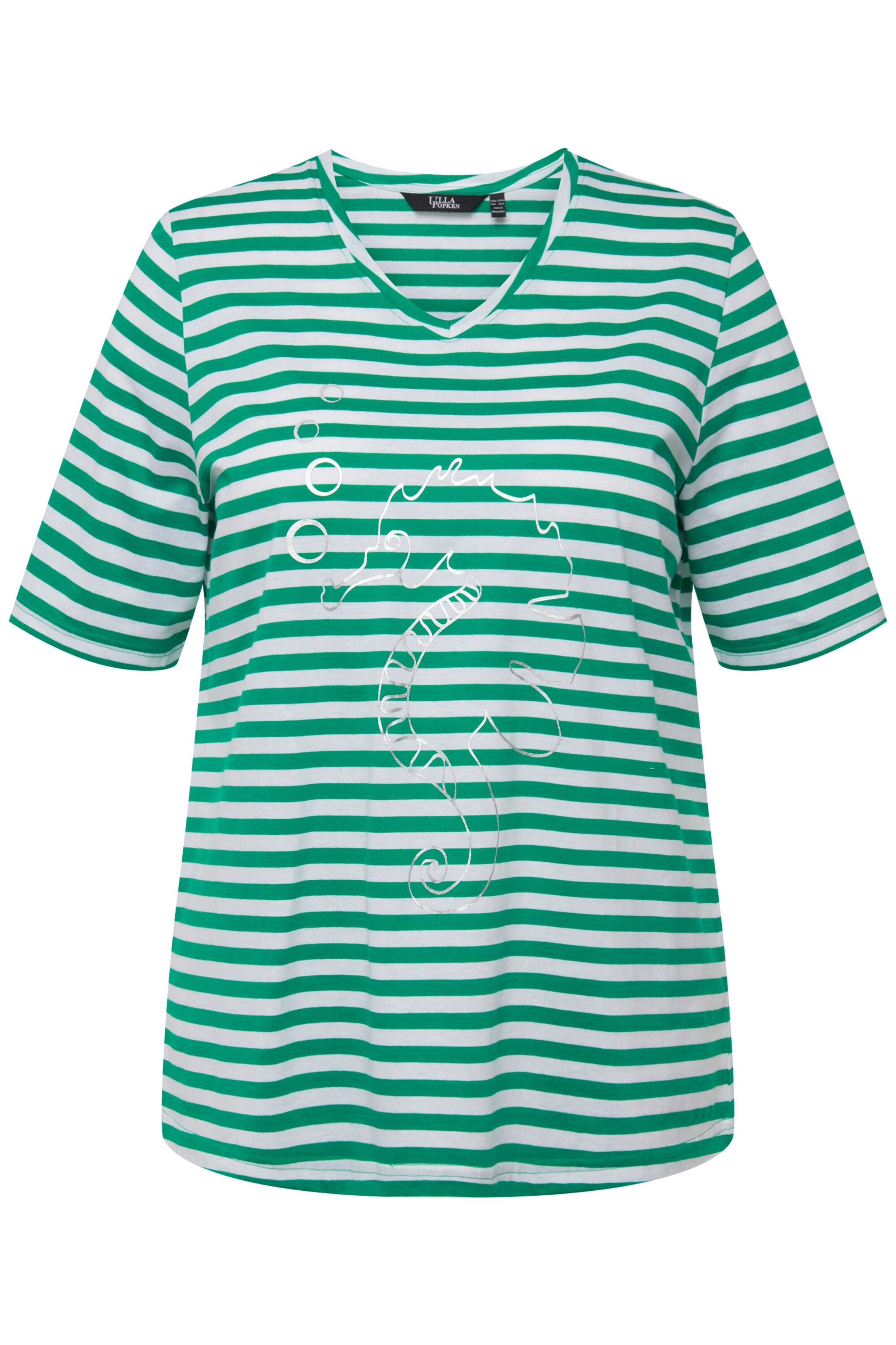 Ulla Popken Shirt in Grün: Vorderseite