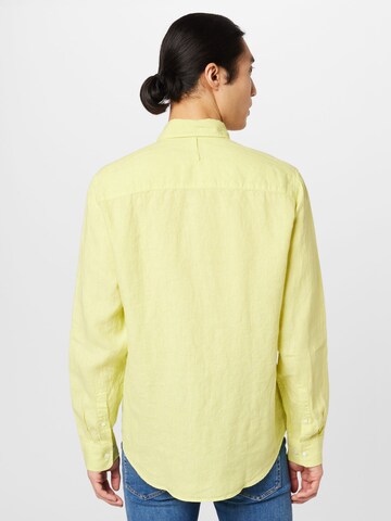 Coupe regular Chemise 'Arne' NN07 en jaune