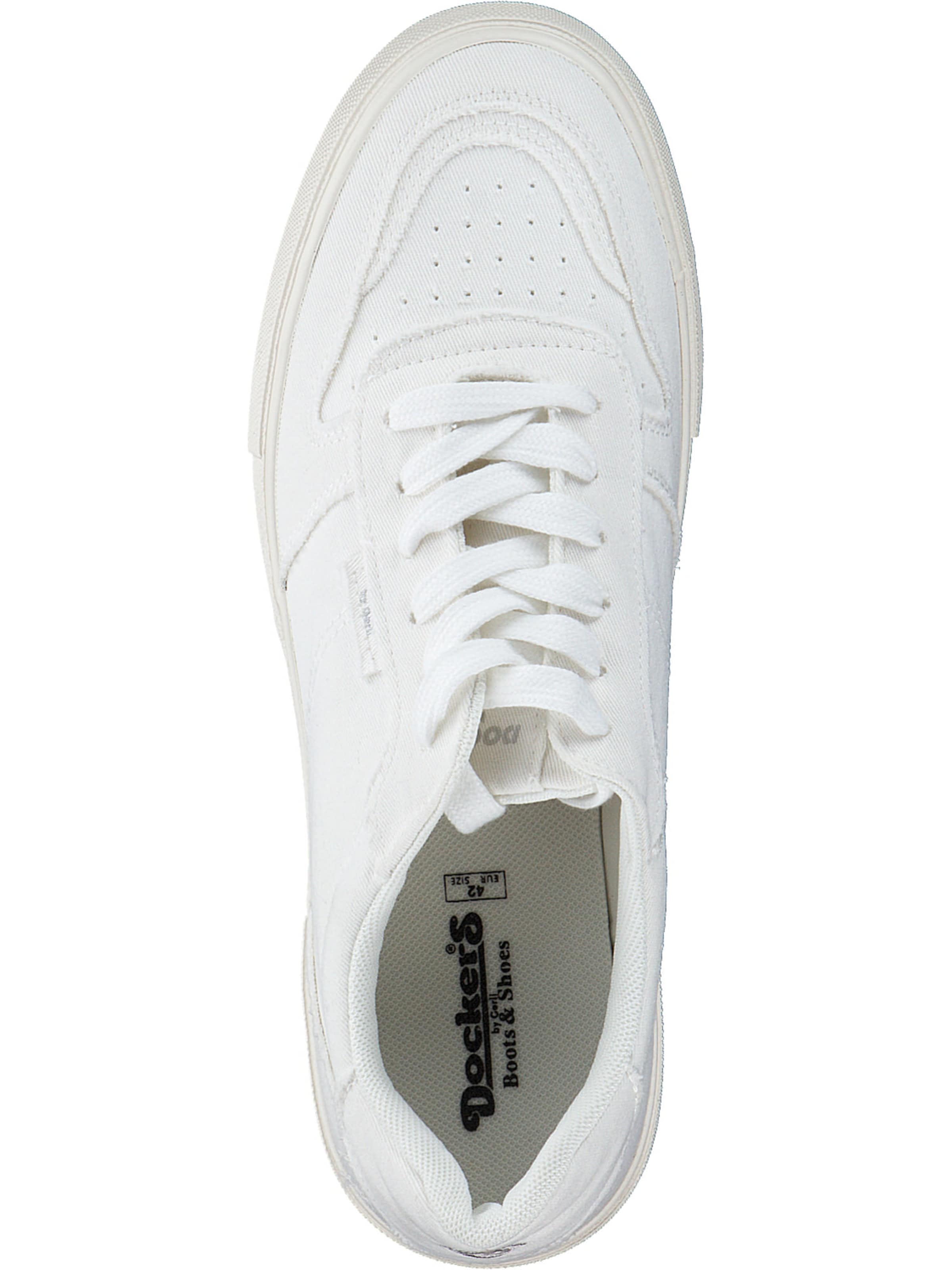 Baskets basses Dockers en blanc