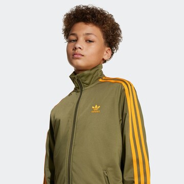 ADIDAS ORIGINALS Zip-Up Hoodie 'Adicolor Firebird' in Green