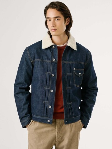 Veste mi-saison 'JKT HORSHAM BORG RINSE ' Pepe Jeans en bleu : devant