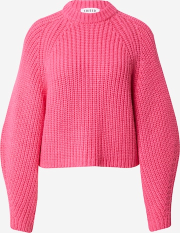 Pullover 'Martje' di EDITED in rosa: frontale