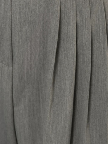 Hiccup - Perna larga Calças com pregas em cinzento