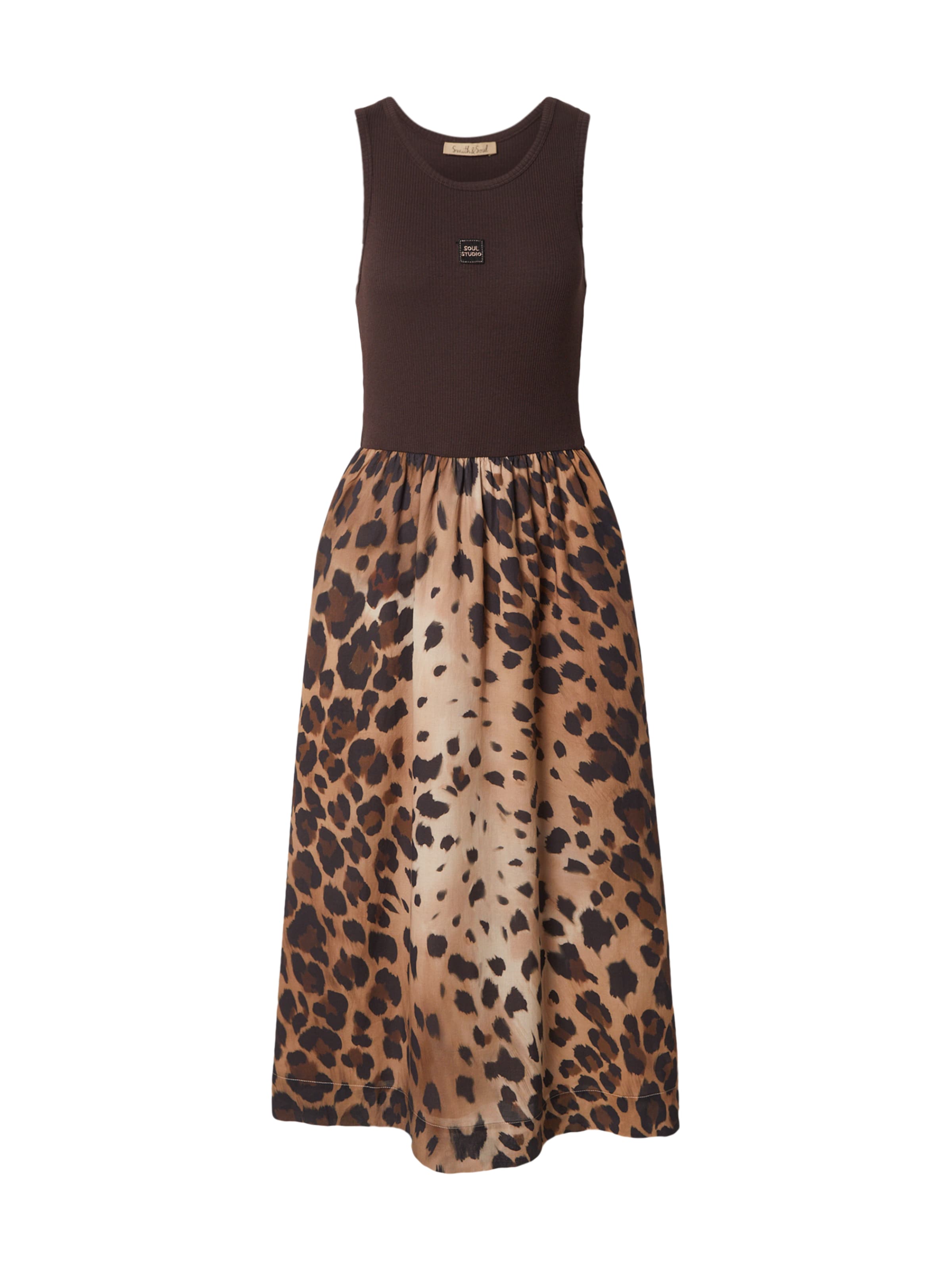 Smith&Soul Kleid in Braun: Vorderseite