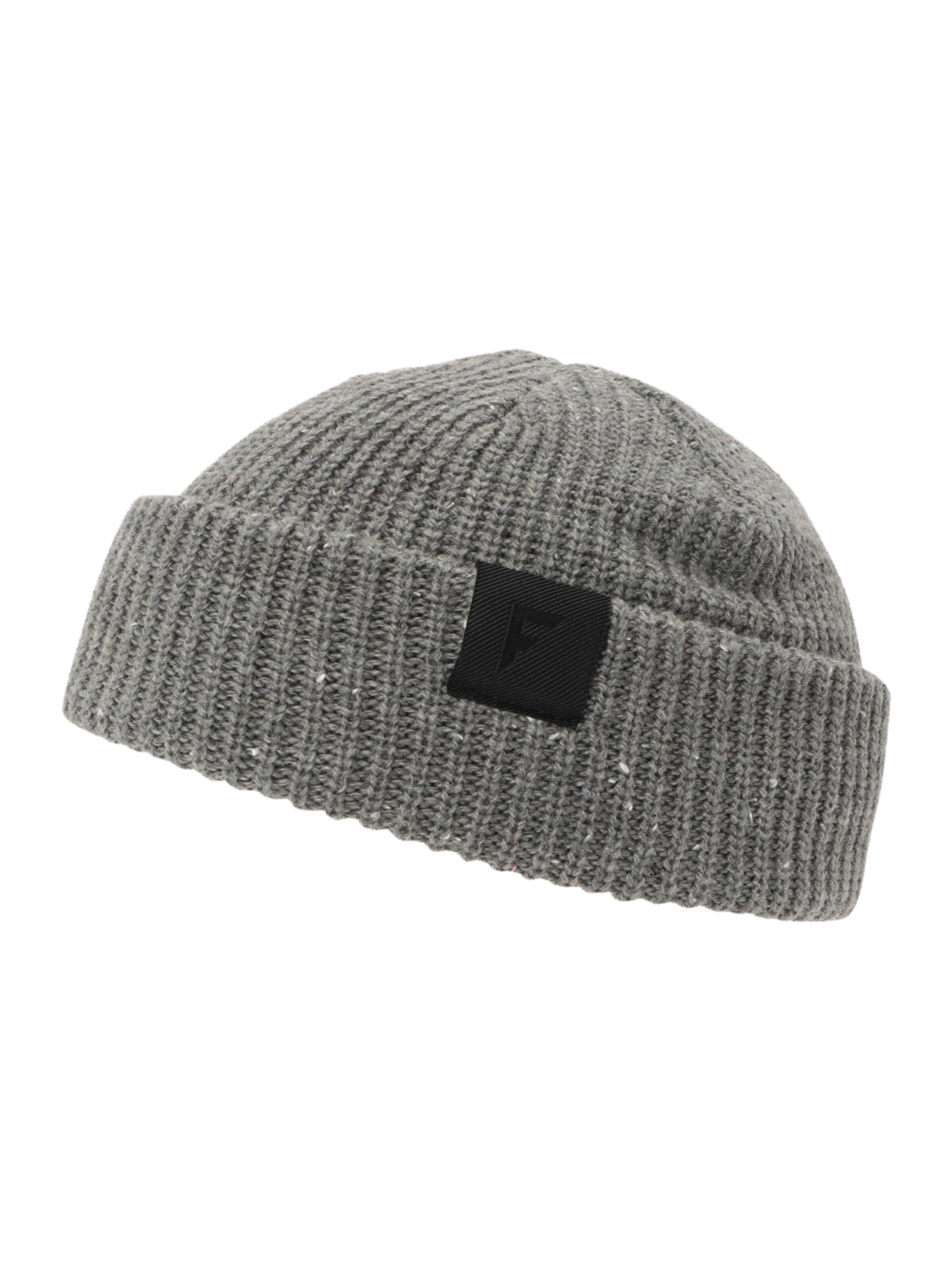 DAN FOX APPAREL Beanie 'Oscar' in Grey: front