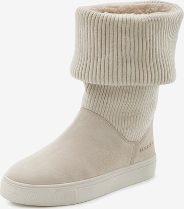 Elbsand Boots in Beige: front