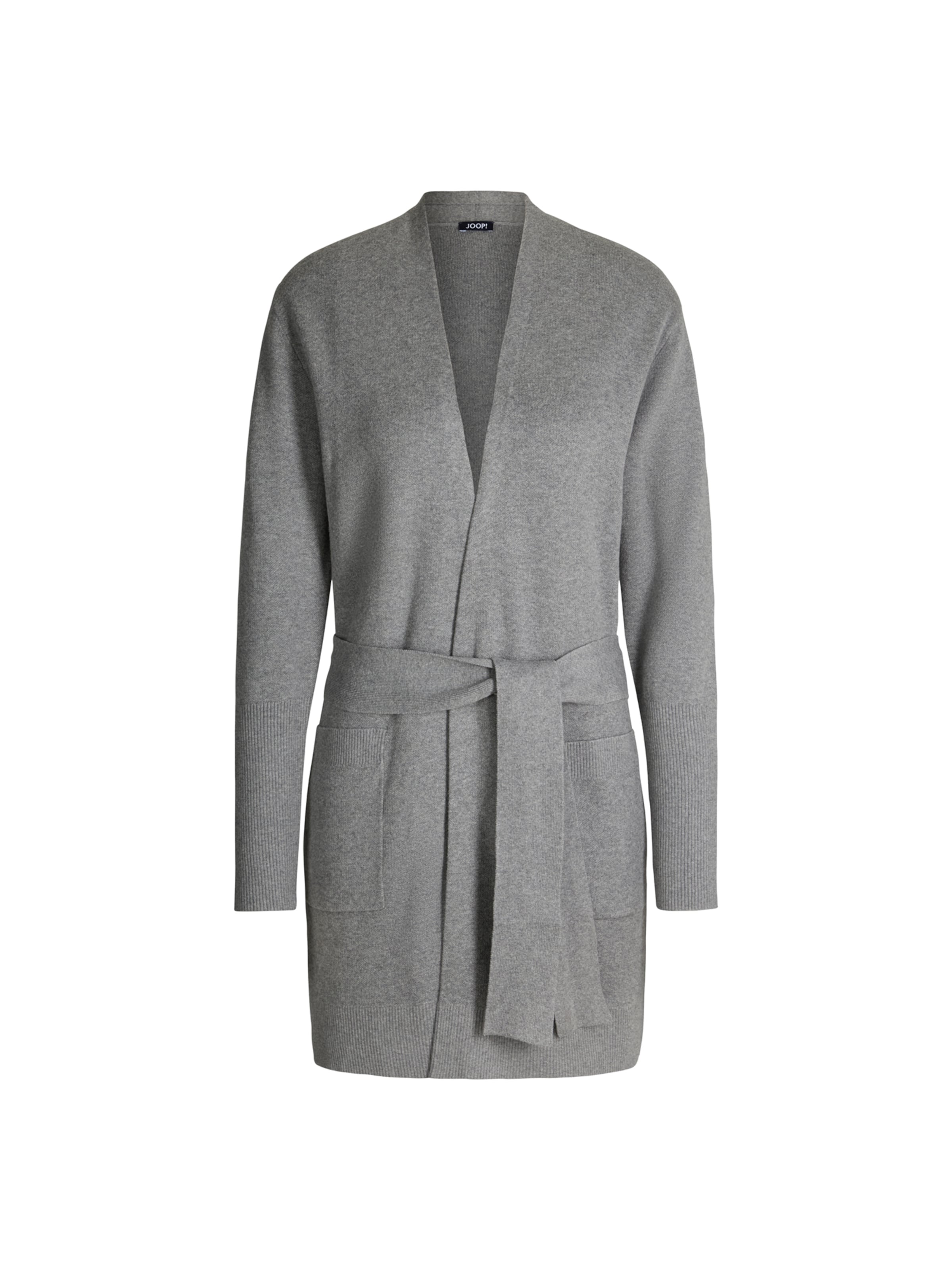 JOOP! Knit cardigan 'Kardi' in Grey: front