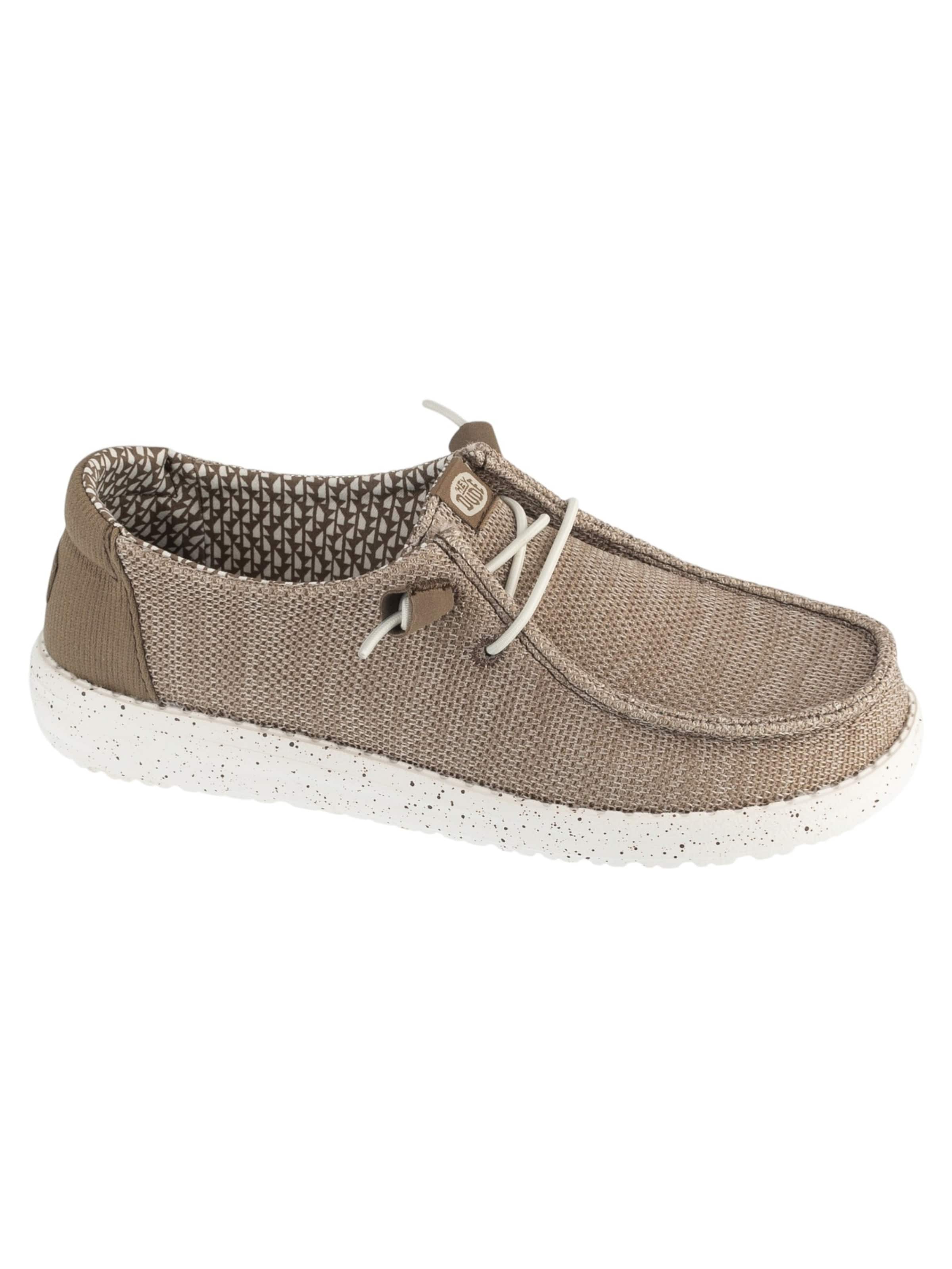 HEY DUDE Moccasins 'Wendy Stretch Sox' in Brown: front