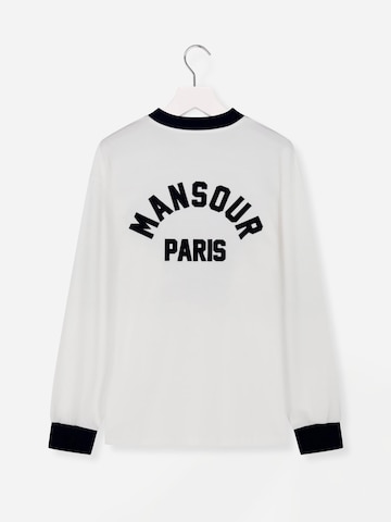 Mansour Shirt 'Arch Felt Longsleeve' in Weiß