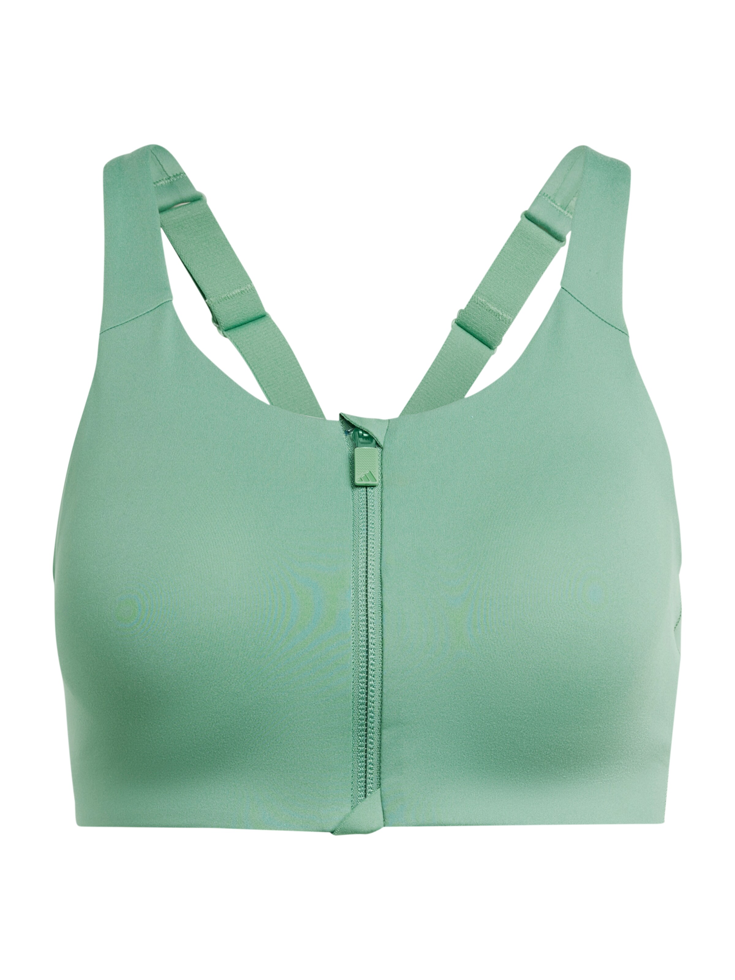 Bustino Reggiseno sportivo 'Impact Luxe' di ADIDAS PERFORMANCE in verde: frontale