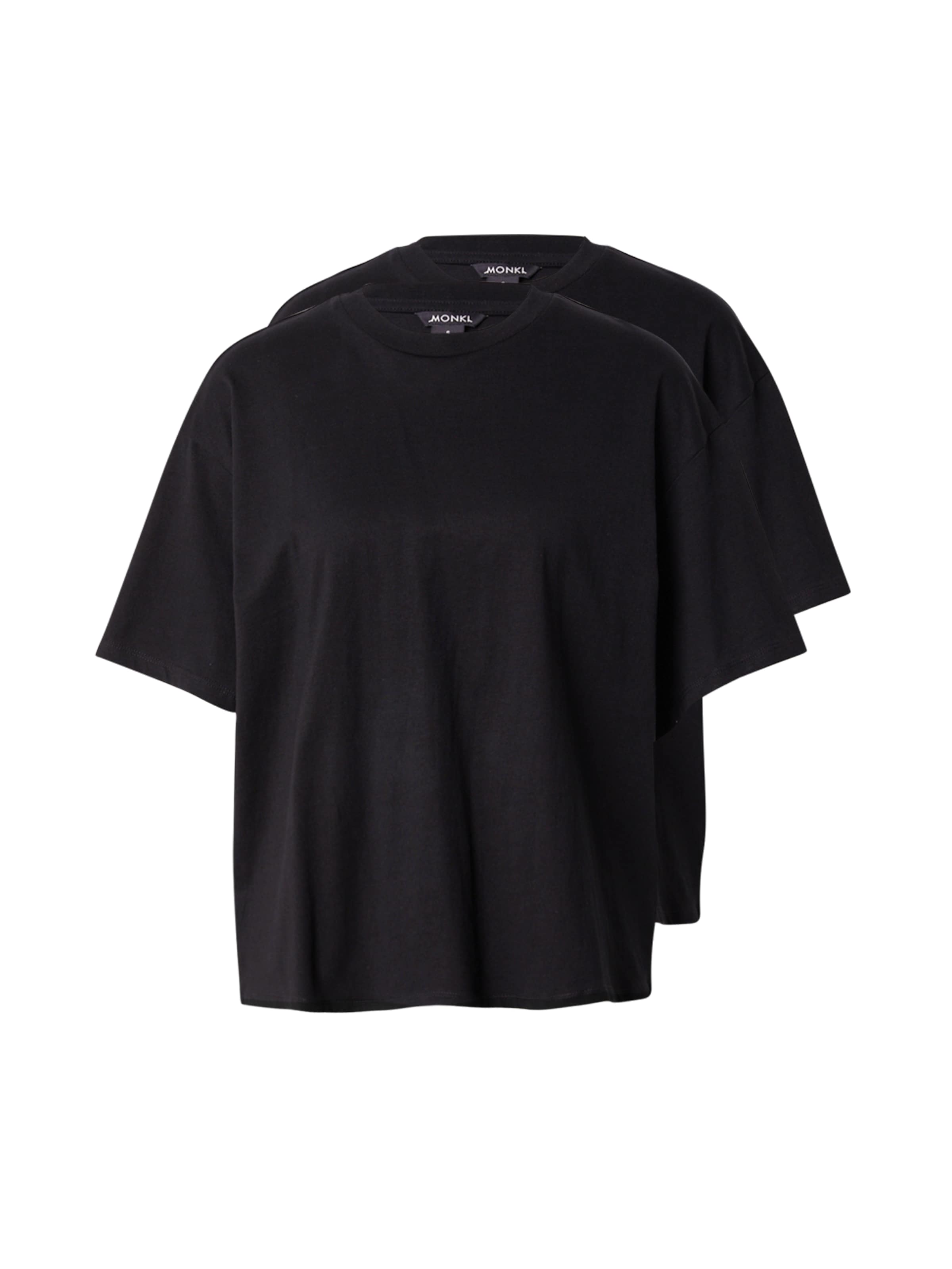 Monki T-Shirt in schwarz, Produktansicht