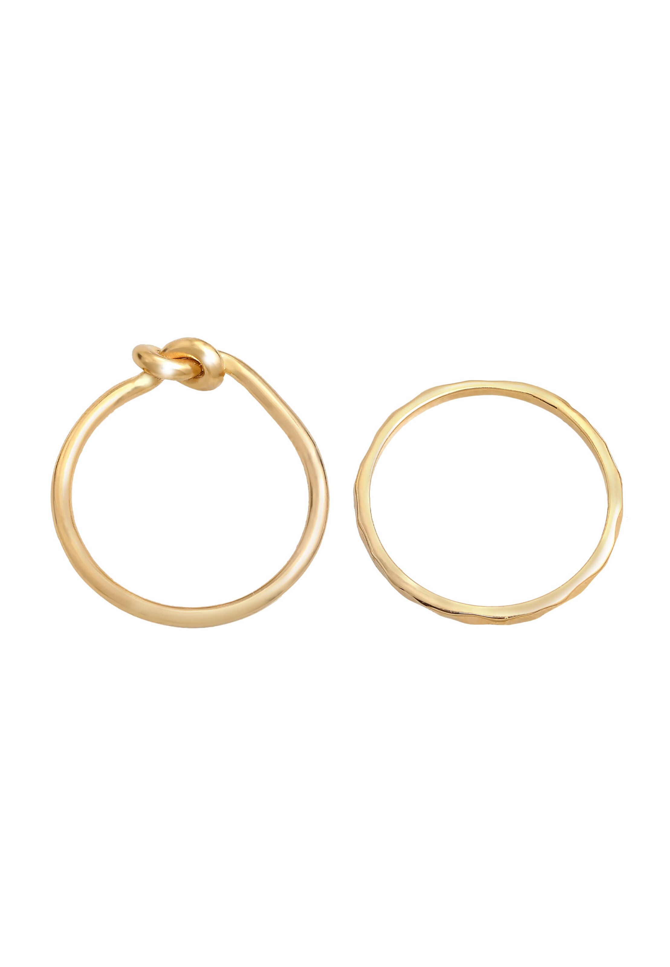 ELLI Ring 'Knoten' in Gold