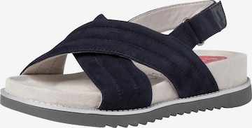 JANA Sandals in Blue: front