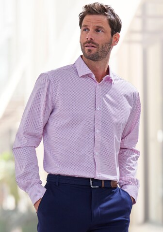 Coupe regular Chemise H.I.S en blanc