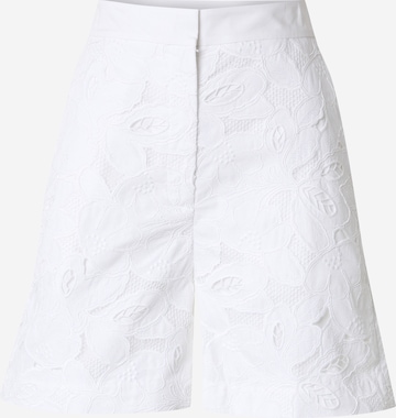 BOSS Regular Housut 'Tonara' värissä valkoinen: etupuoli