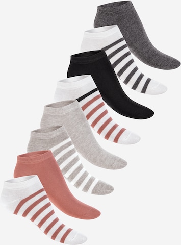 footstar Ankle Socks 'Ringel' in Orange: front