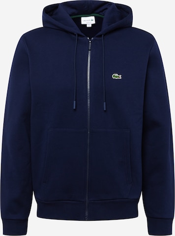 LACOSTE Sweatvest in Blauw: voorkant