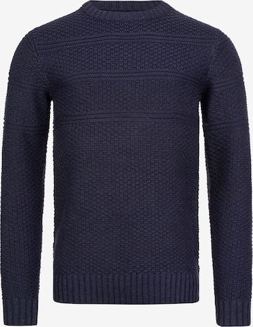 INDICODE JEANS Pullover 'Mirek' in Blau: predná strana