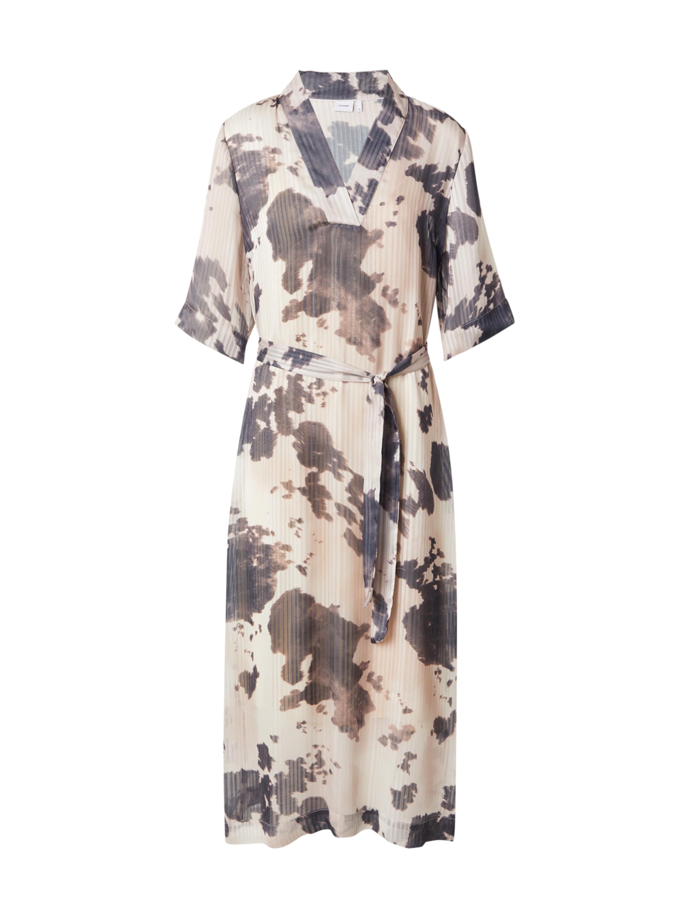 NÜMPH Kleid 'NUCOWLEY' in Grau: Vorderseite