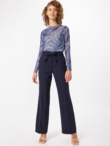 s.Oliver BLACK LABEL Wide Leg Hose 'Charlotte' in Blau