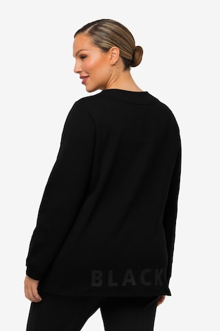 Ulla Popken Sweatshirt in Schwarz