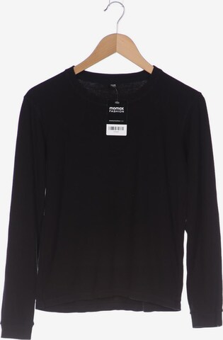 UNIQLO Sweatshirt & Zip-Up Hoodie in XS in Black: front