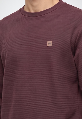 INDICODE JEANS Sweatshirt 'Zarside' in Brown: front