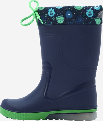 Bottes en caoutchouc 'Blinking Flummies' BECK en bleu