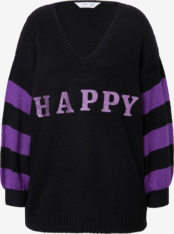 Angel of Style Sweater in Black: front