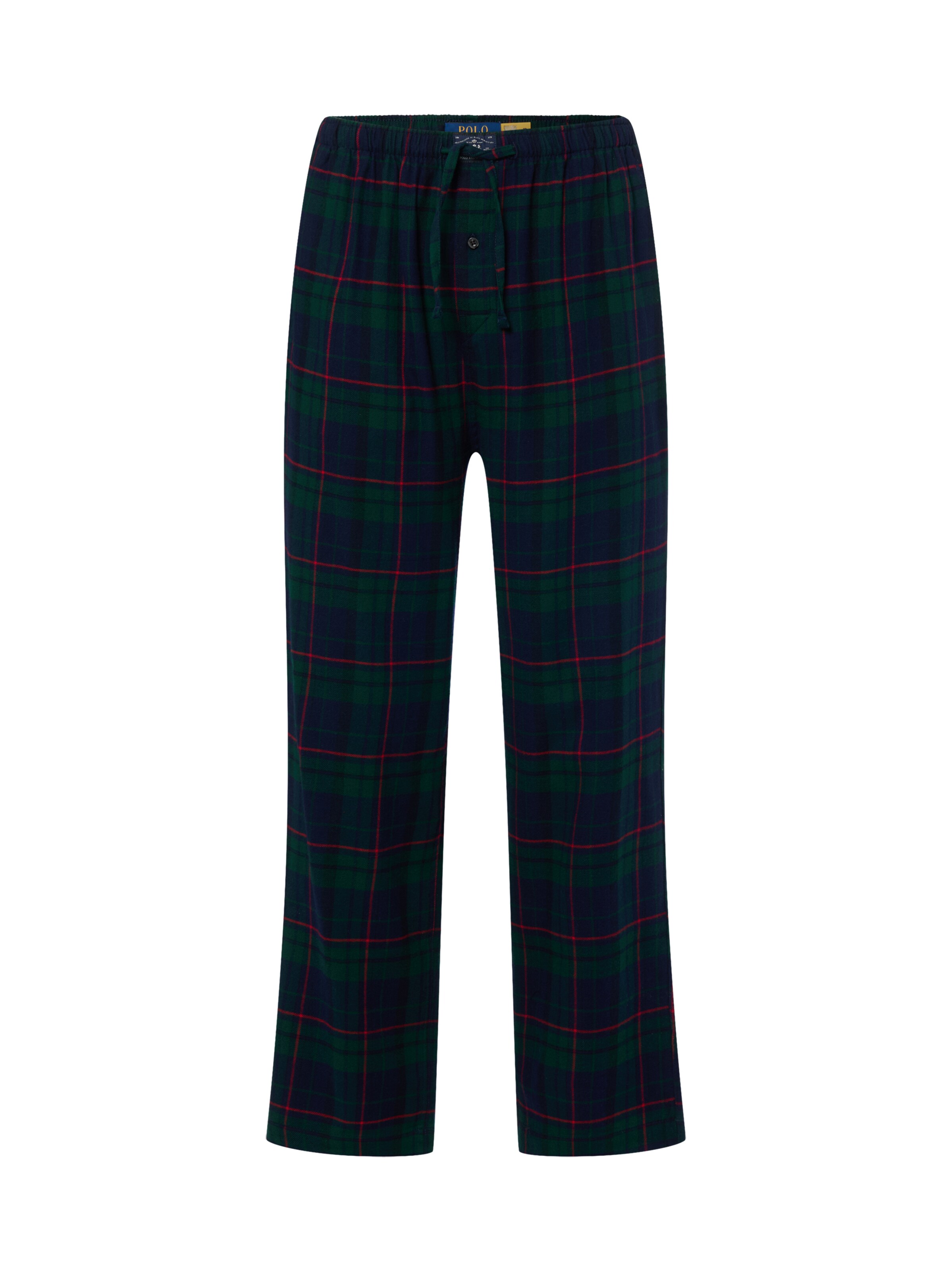 Polo Ralph Lauren Pyjamabroek in Groen: voorkant