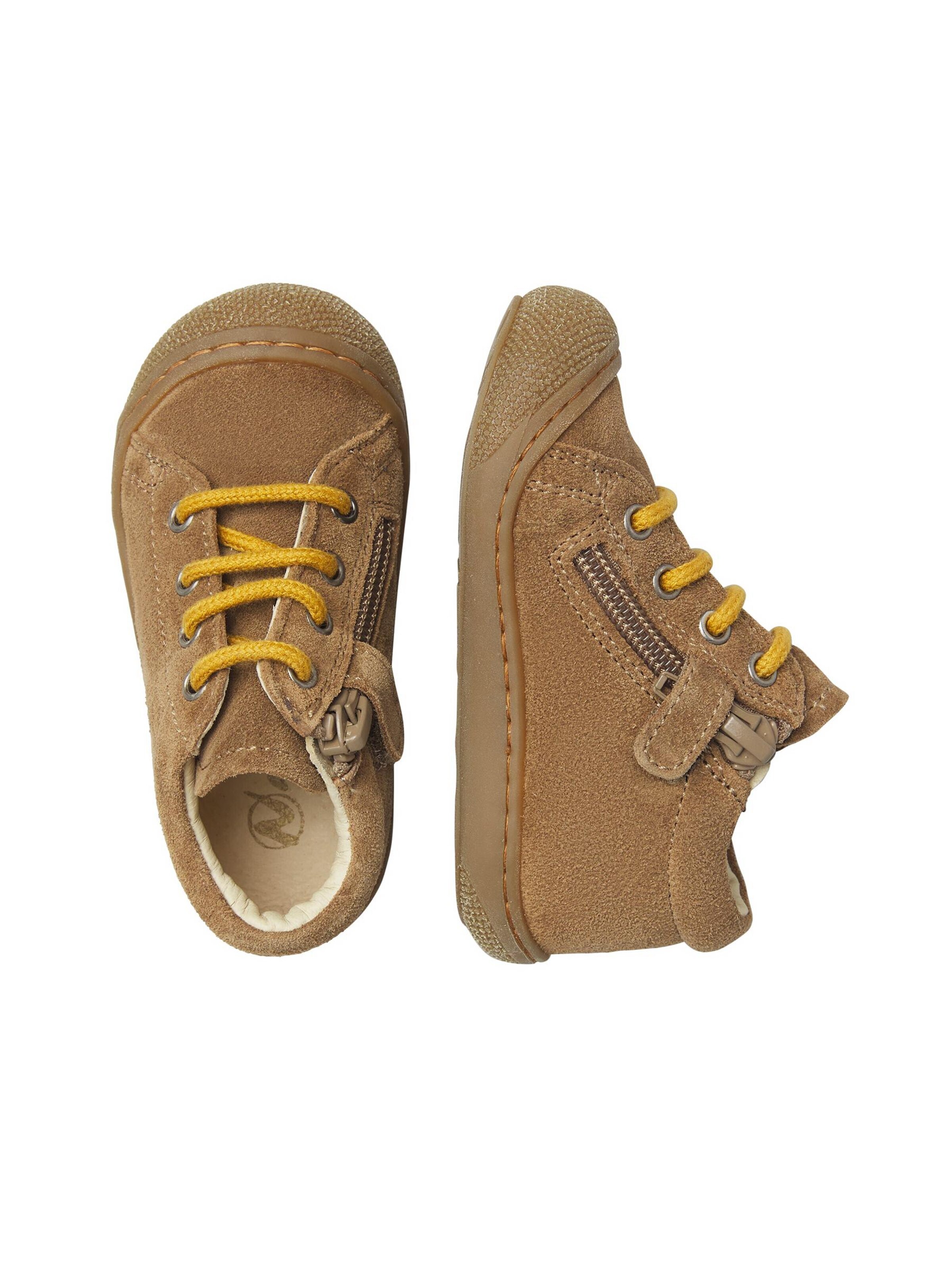 NATURINO Halbschuh 'COCOON ZIP'‌‌‌‌‌‌‌‌‌‌ in Braun