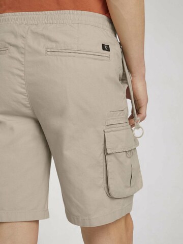 TOM TAILOR DENIM Regular Shorts in Beige