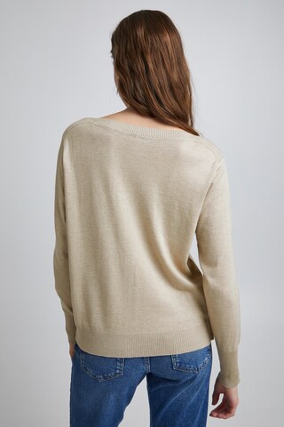 PULZ Jeans Pullover 'SARA' in Beige