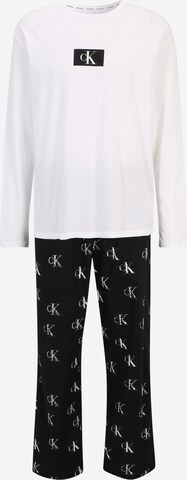 Calvin Klein Underwear - Pijama largo en negro: frente