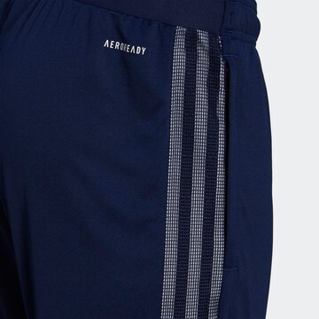 ADIDAS SPORTSWEAR Slim fit Workout Pants 'Tiro 21' in Blue