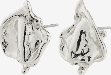 sidabrinė Pilgrim Auskarai 'Lavender': priekis