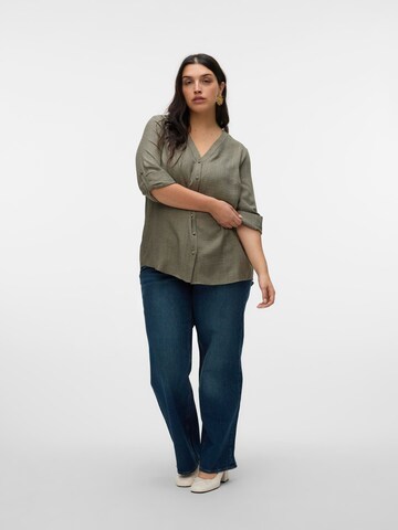 Vero Moda Curve Blouse 'VMMelaney' in Green
