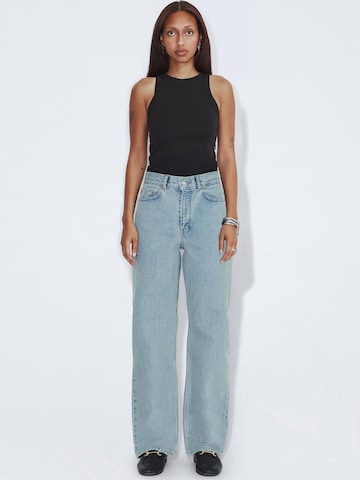 Dr. Denim Regular Jeans 'Echo High Straight' in Blauw