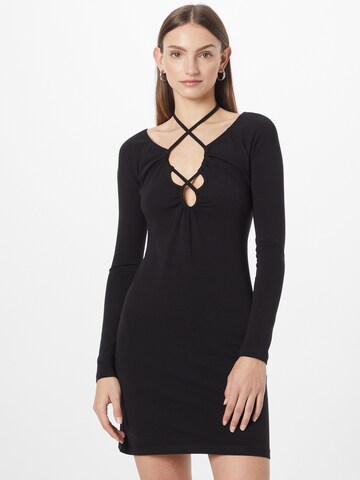 WEEKDAY Kleid in Schwarz: Vorderseite