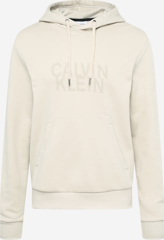 Felpa di Calvin Klein in beige: frontale