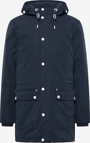 DreiMaster Maritim Winterparka in Blauw: voorkant