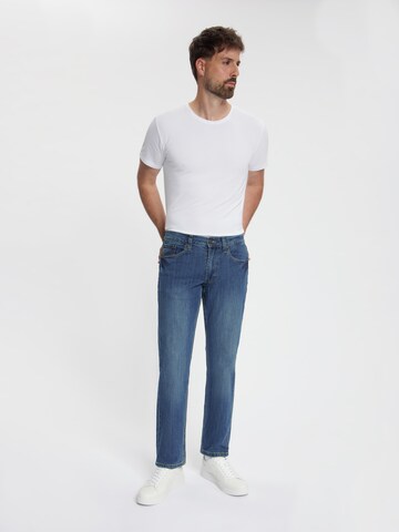 Regular Jean 'MASKOVICK - Heren Jeans - Regular Fit - Stretch – Clinton' Maskovick en bleu