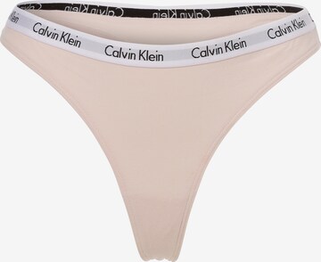 Calvin Klein - Tanga en rosa: frente