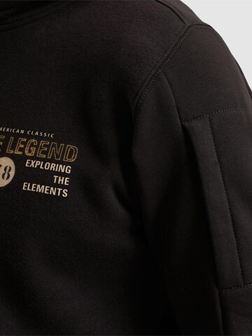 PME Legend Collegepaita 'Hoodie with artwork' värissä musta