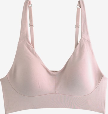 rožinė Next Marškinėliai Liemenėlė: priekis