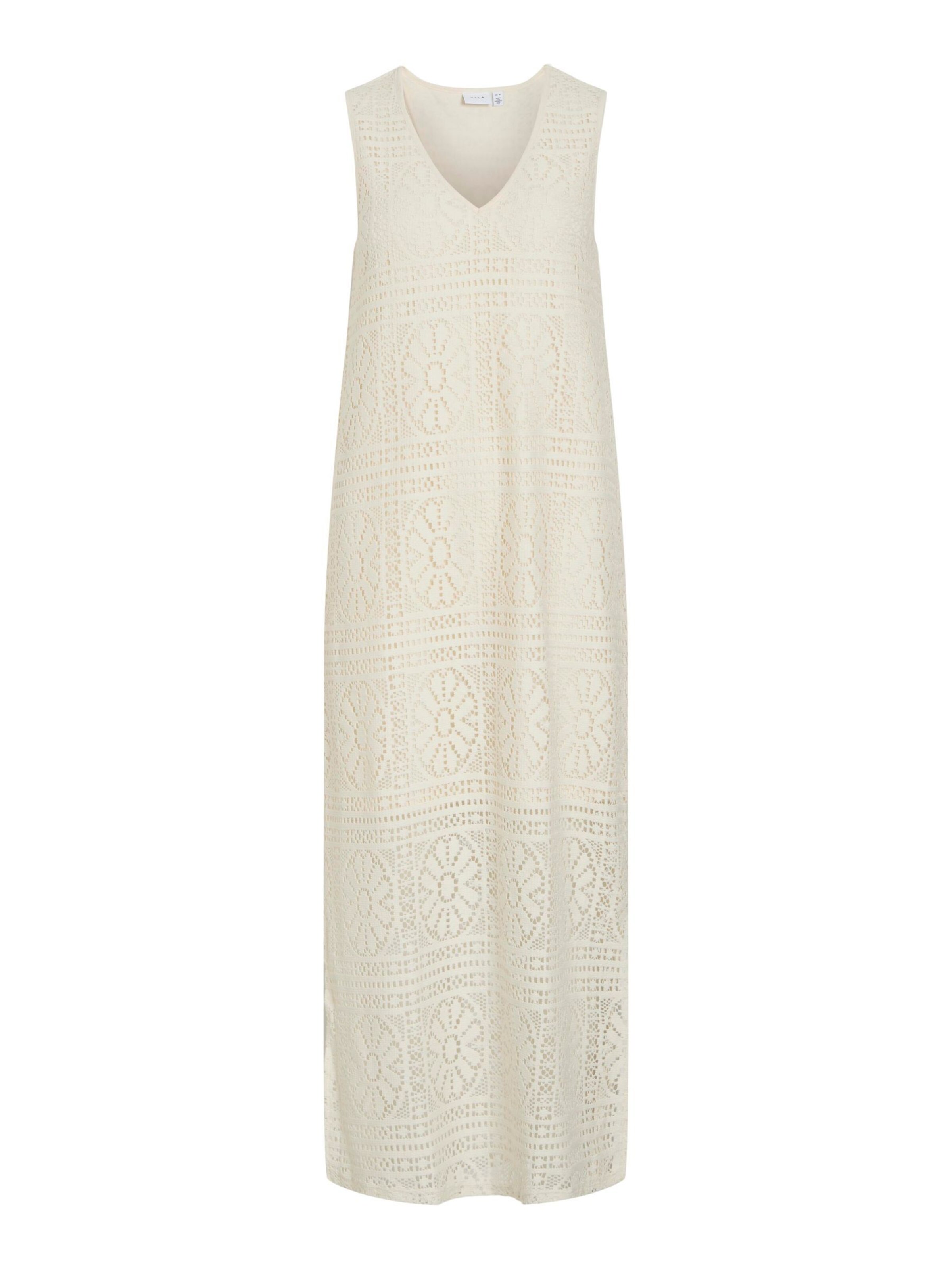 VILA Knit dress 'VIMerinda' in Beige: front