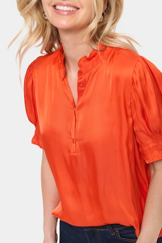 SAINT TROPEZ Bluse 'VeeniSZ' in Orange